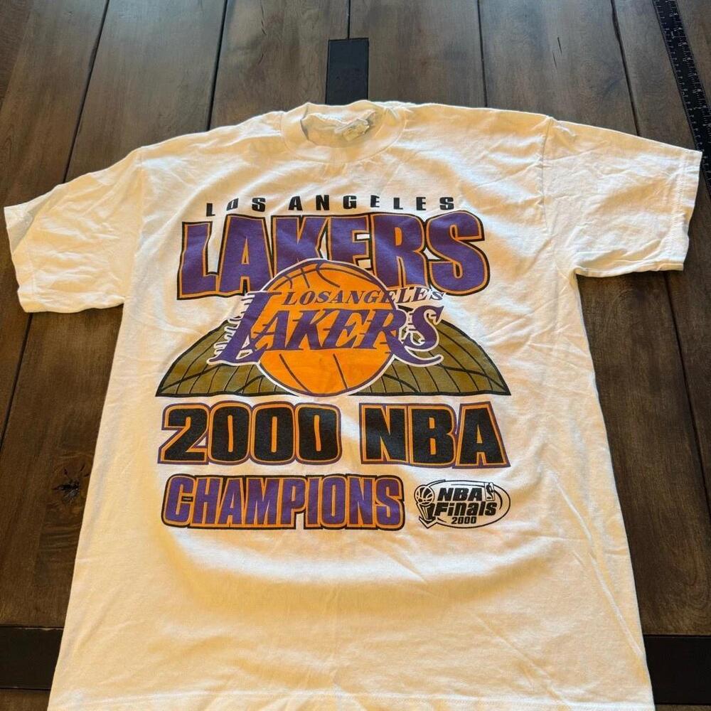 Los Angeles Lakers 2000 Nba Finals Champions Tshirt Mens M